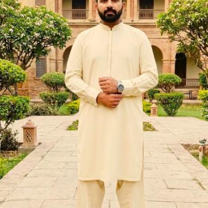 Beige - Kameez Shalwar Suit