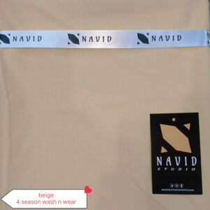 beige unstitched 4 season wash n wear suit
