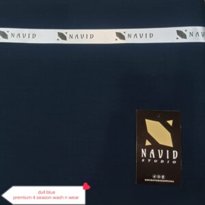 dull navy premium unstitched fabric