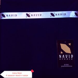 navy blue unstitched fabric