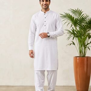 White - Kameez Shalwar Suit