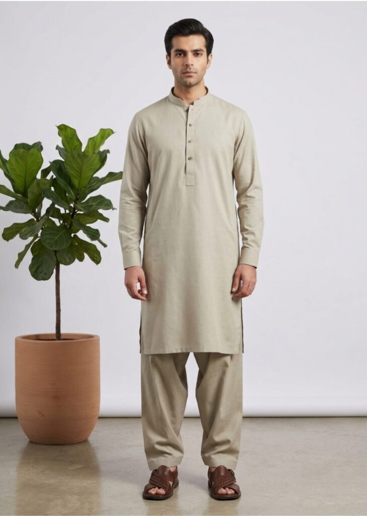 Pista Shalwar Kameez for men